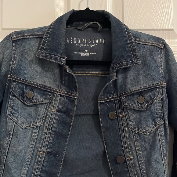 Aeropostale Denim Jacket Size S - Picture 4 of 5